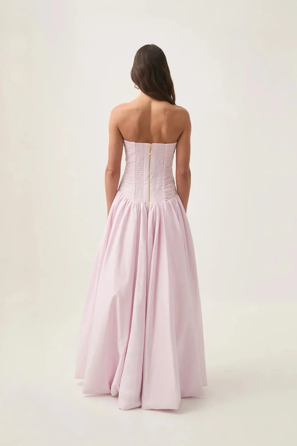 Aje Pastel Pink Bubble Hem Maxi Dress Size AU 4 photo 2