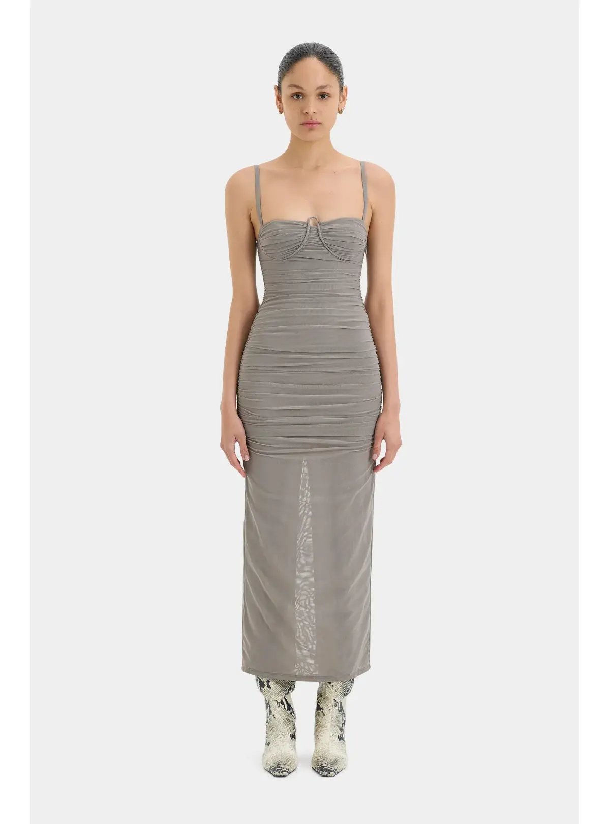 Sir the Label Jacques Gathered Midi Dress  Size 1 / AU 8 photo 5