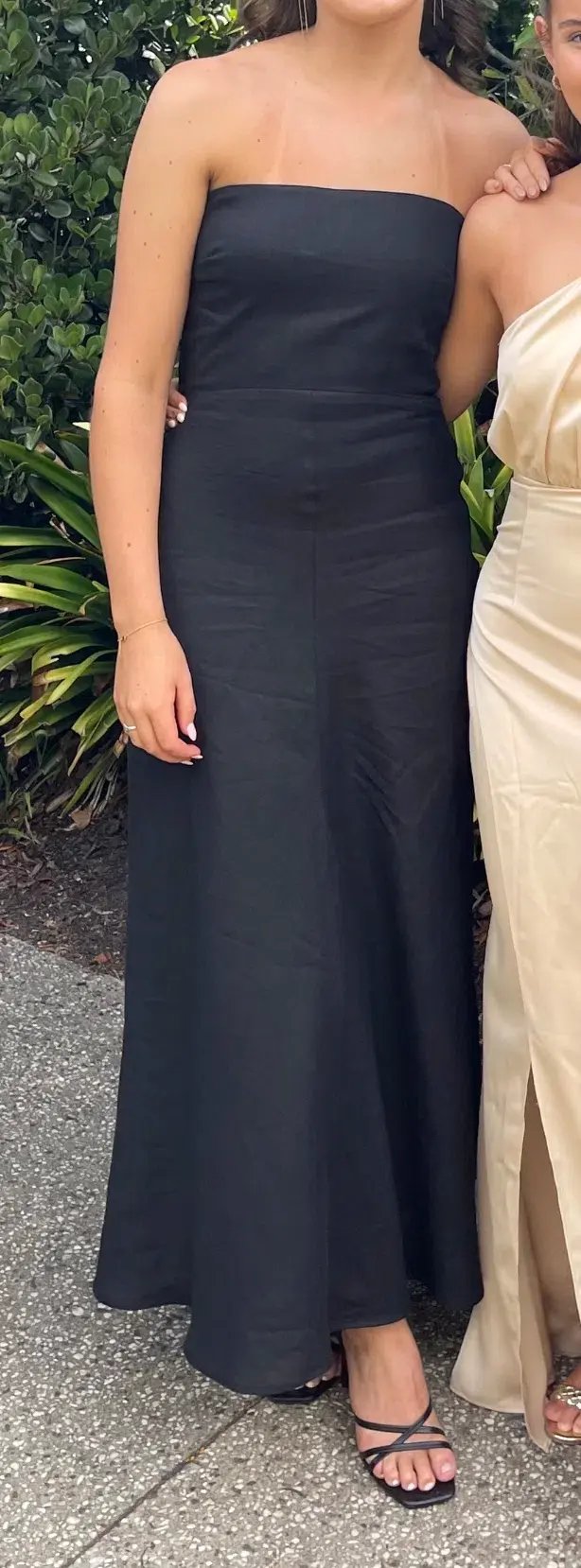 Bec and Bridge Cynthia Strapless Maxi Black size 8 photo 4