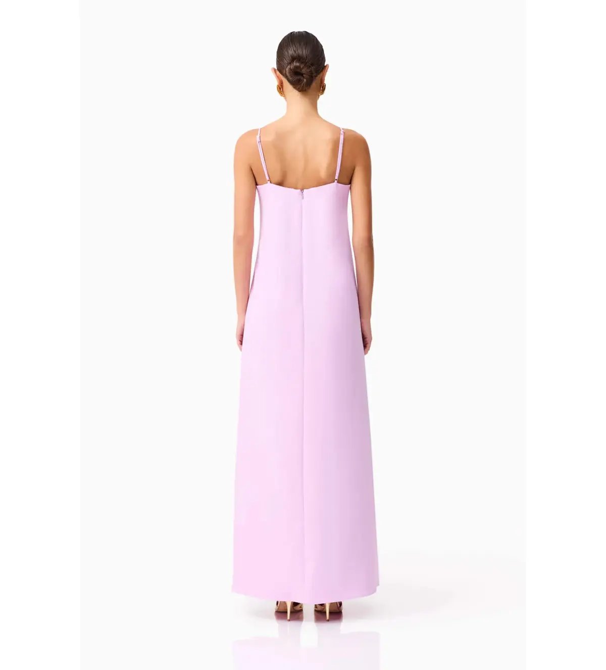 Elliatt Buttercup Embroidered Maxi Dress in Purple Size M/ AU 10 photo 3