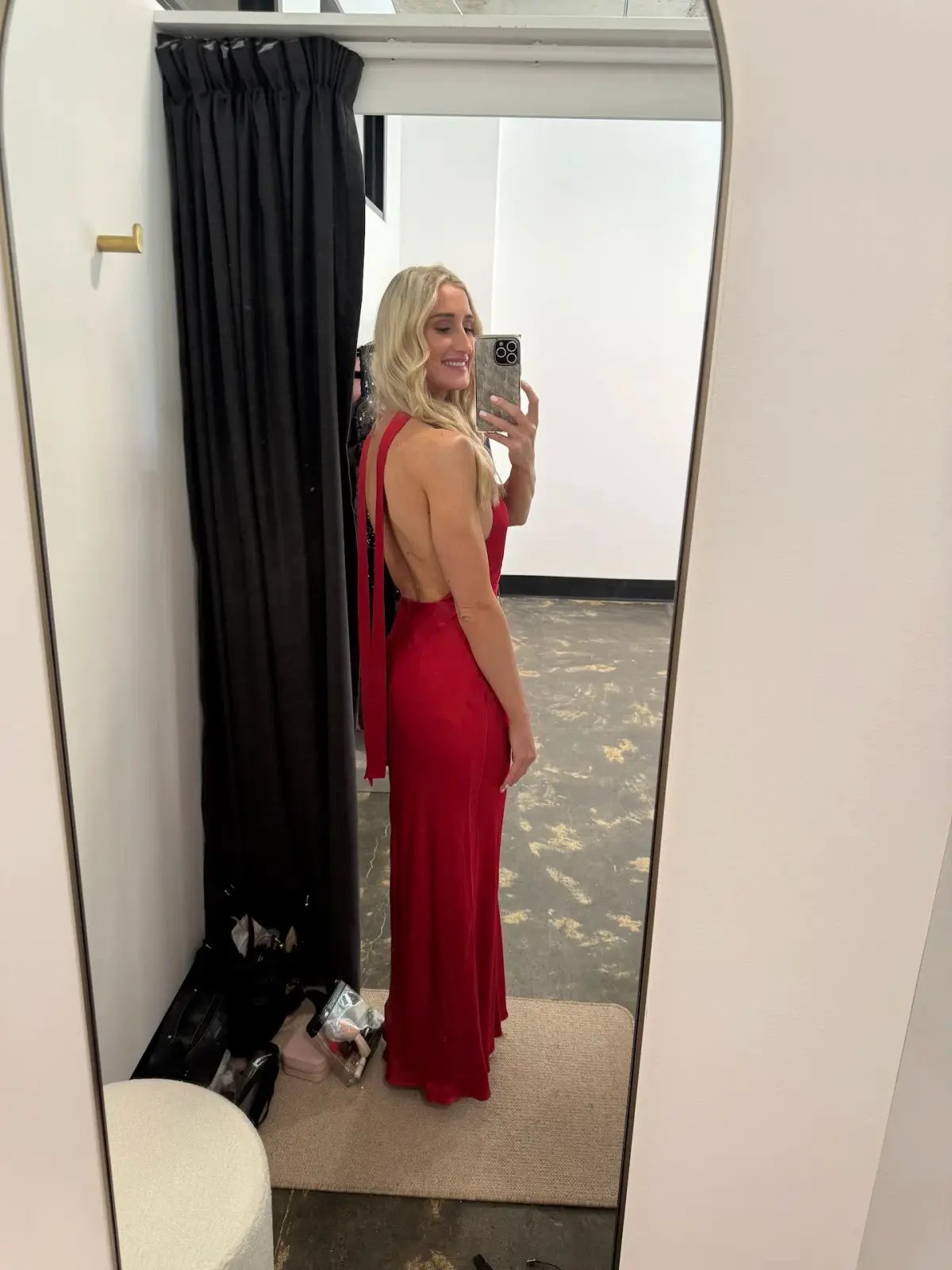 Shona Joy Tatum Halter Neck Maxi Dress in Grenadine Size AU8 photo 6