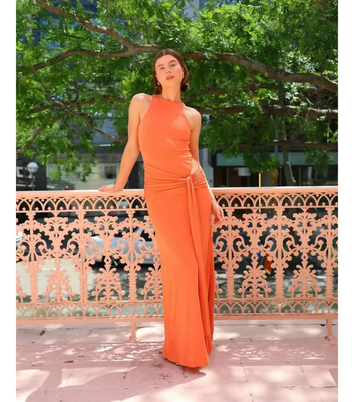By Nicola Charli Sarong Dress in Sunset Size S / AU 8 photo 2
