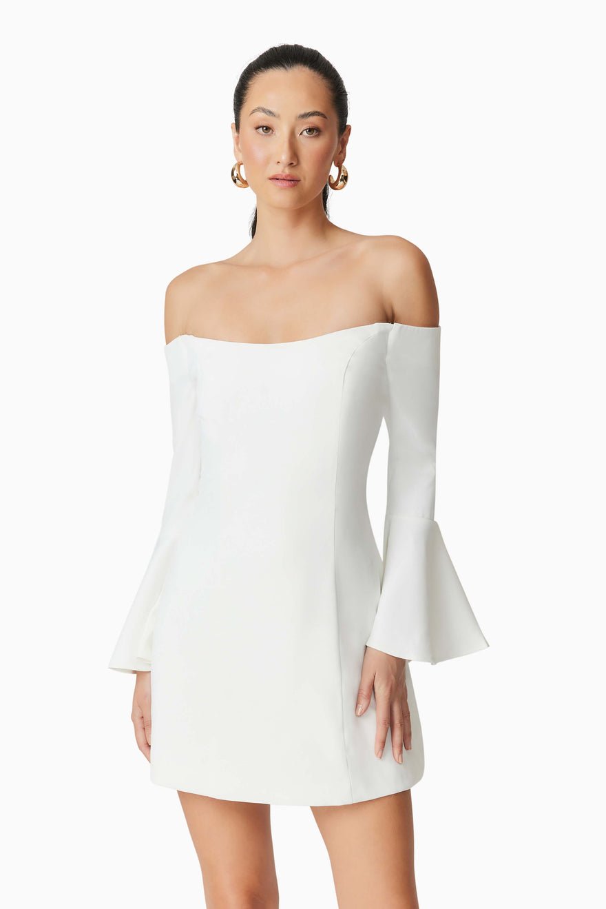 Elliatt Hazelle Mini Dress - Ivory photo 2