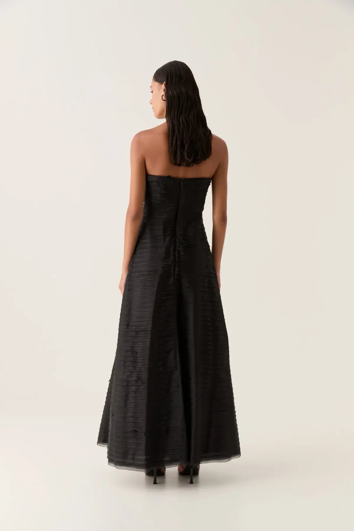 Aje Soundscape Maxi Dress Black Size 8 photo 2
