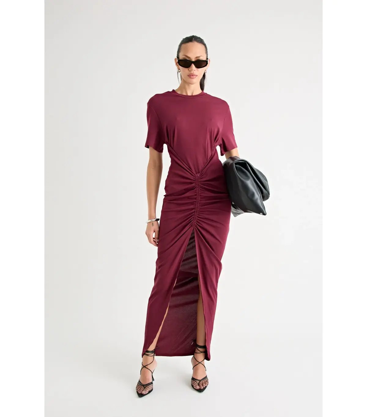 Pfeiffer Niko Maxi Dress in Burgundy Size AU 8 photo 7
