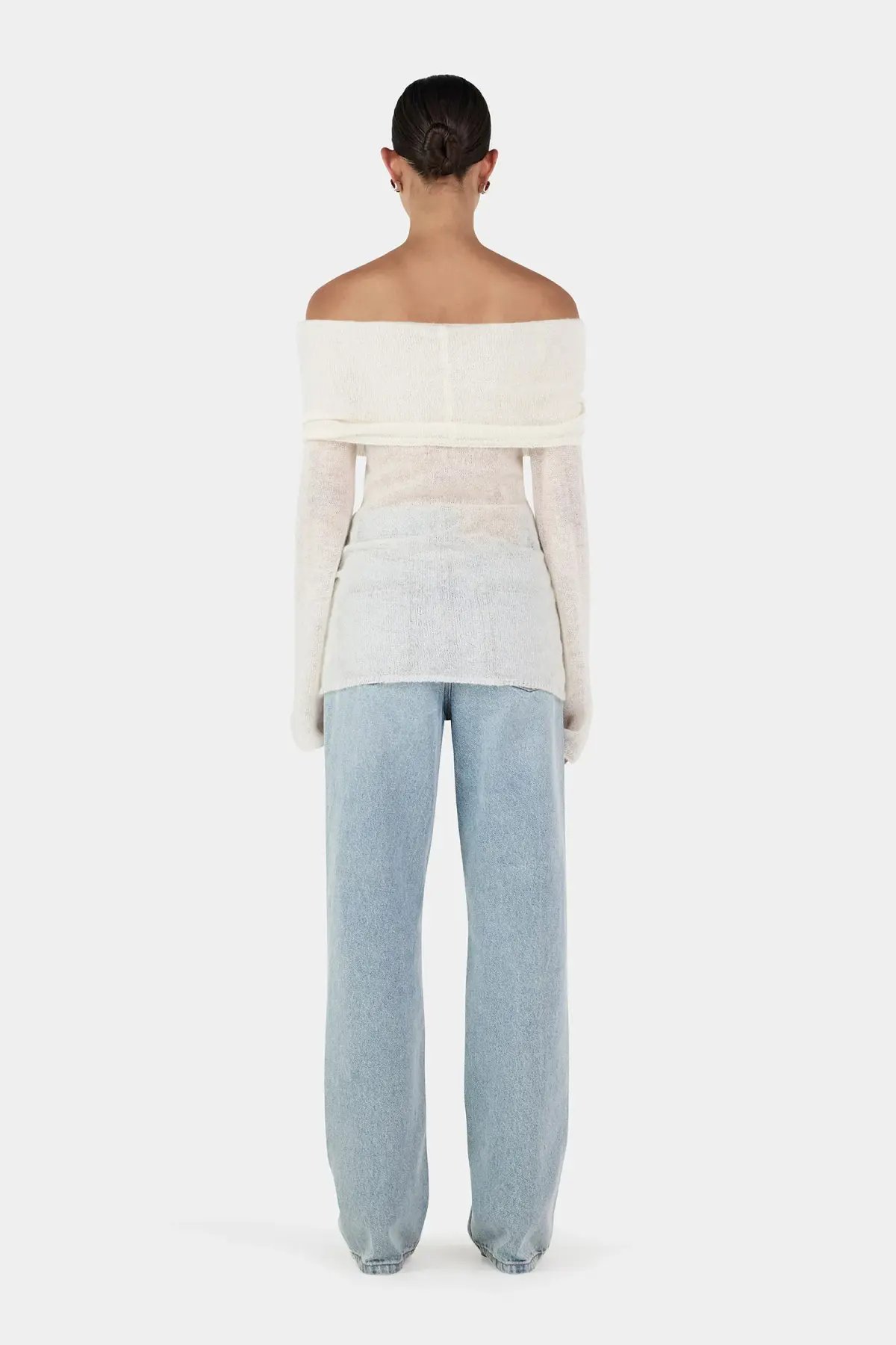 Hansen and Gretel Tozzi Knit Top Ivory Size 6 photo 5