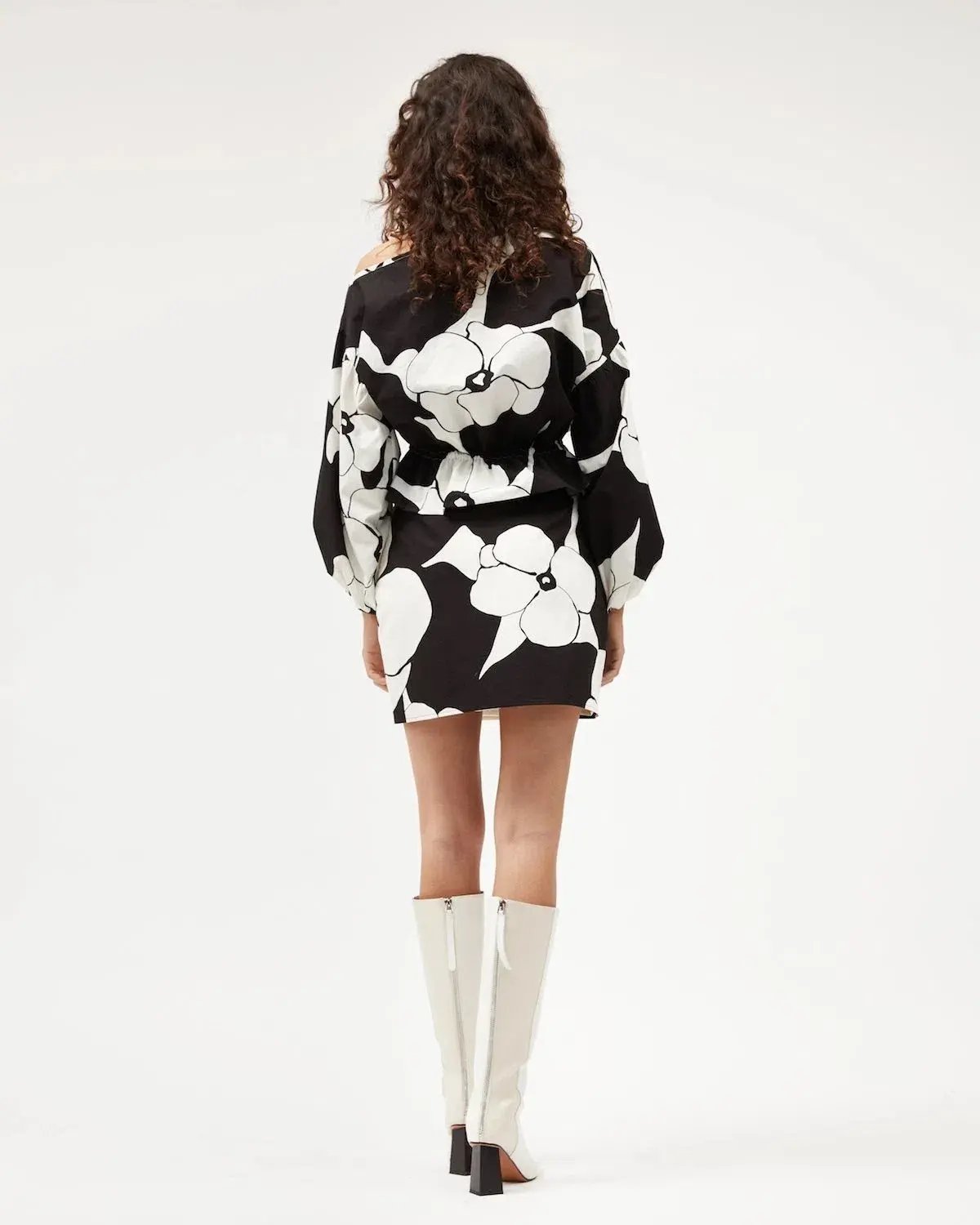 Dominique Healy Shosanna Blouse Floral Size S/M photo 3
