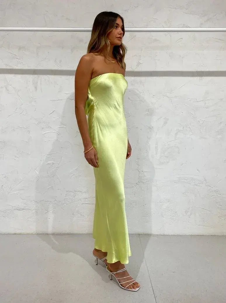 Bec & Bridge Citrus Sweetie Strapless Dress Citrus Size 8 photo 3