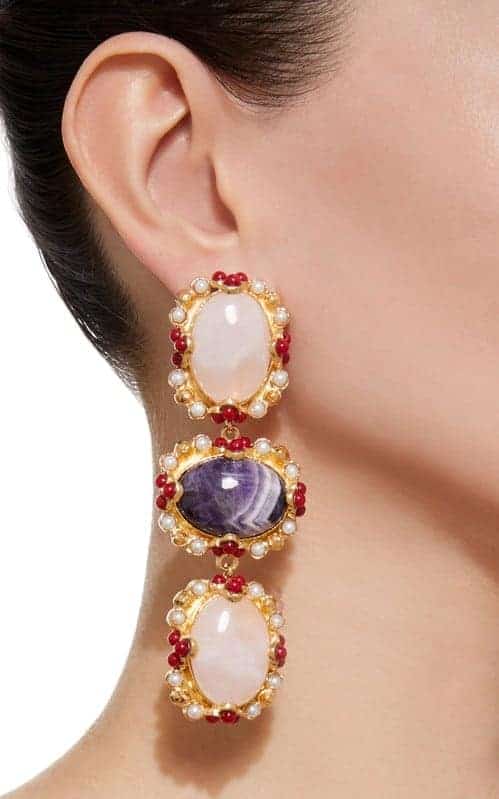 Christie Nicolaides Allegra Earrings Rose Quartz photo 2