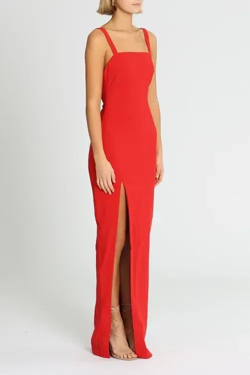 Likely NYC Bethany Gown Red Size 8 photo 2