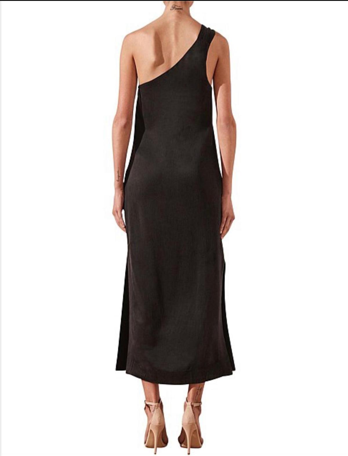 Shona Joy Matias One Shoulder Column Midi Dress Size 6 photo 4