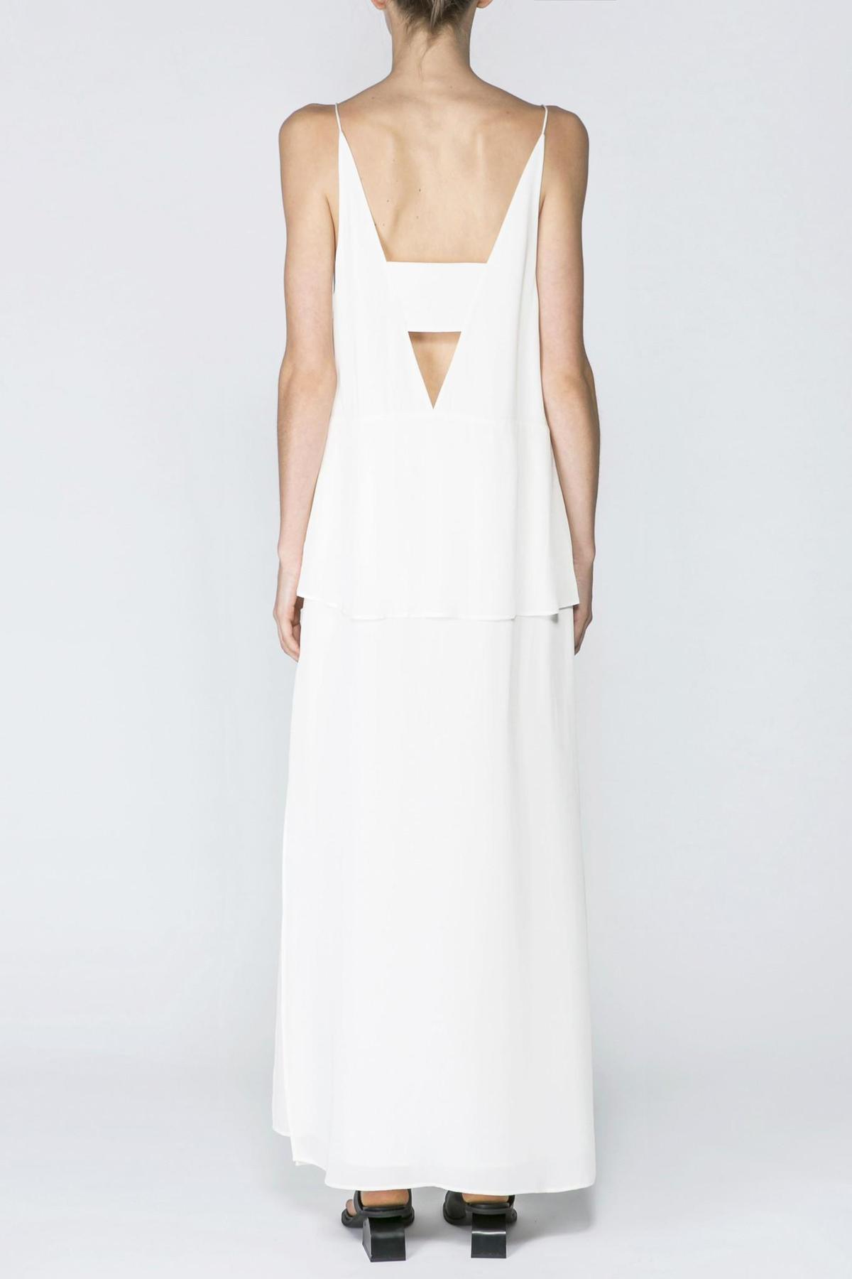 Acler Earle Cami Layered Midi Dress White 8 photo 2
