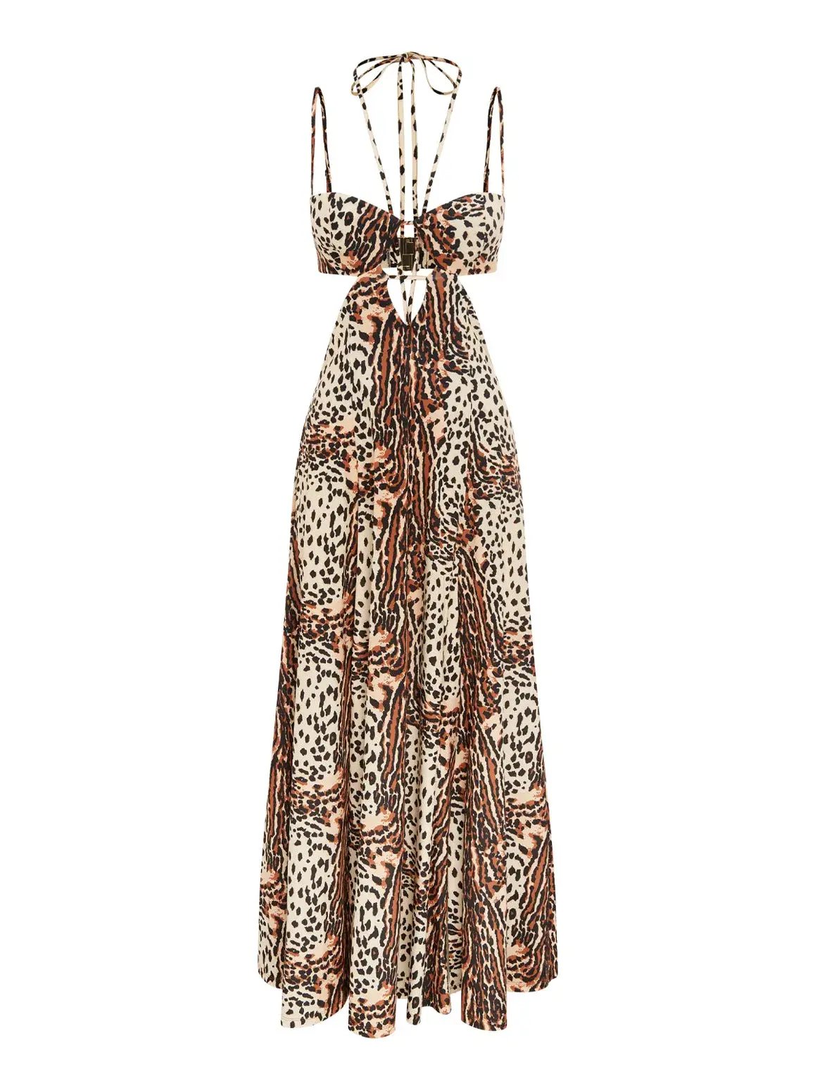 Alice McCall Havana Affair Midi Dress Tigers Eye Size 12 / L photo 5