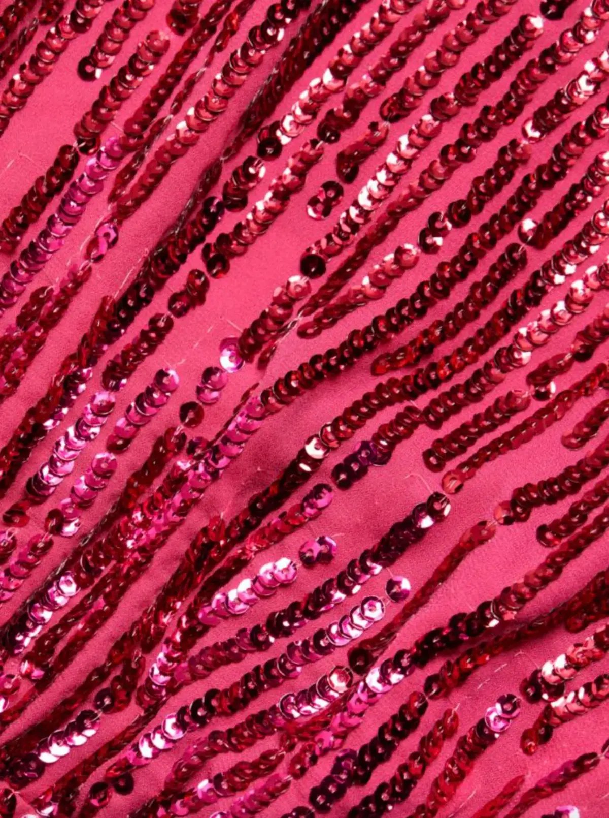 Rixo London Lara Sequined Mini Dress Hot Pink Size 10 photo 5