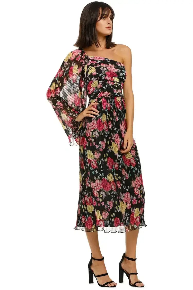Talulah Midnight Fiesta Midi Dress Print Multi Print Size 12 photo 2
