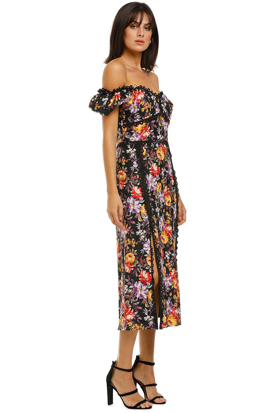 Mimosa Floral Midi Dress - Mimosa Floral Print photo 2