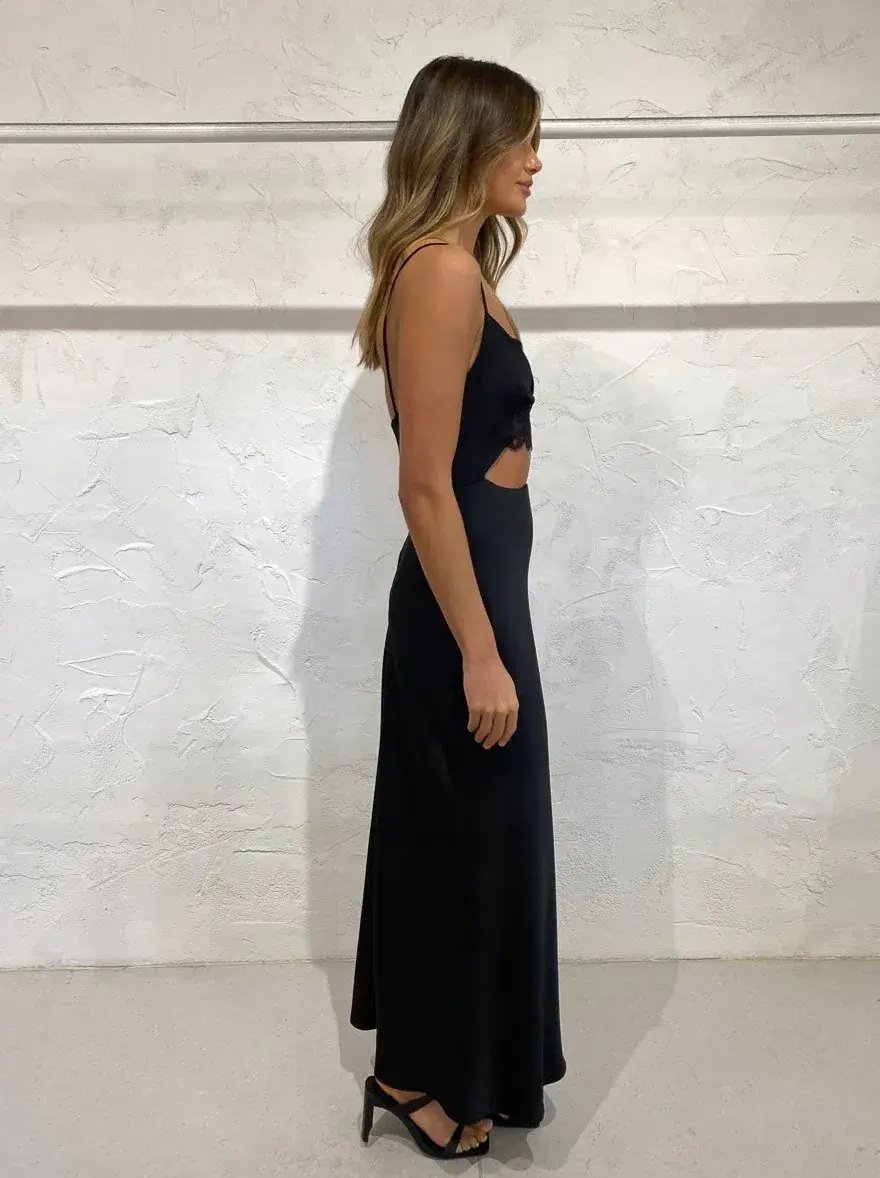 Bec & Bridge Valerie Dress Black Size 8 photo 5