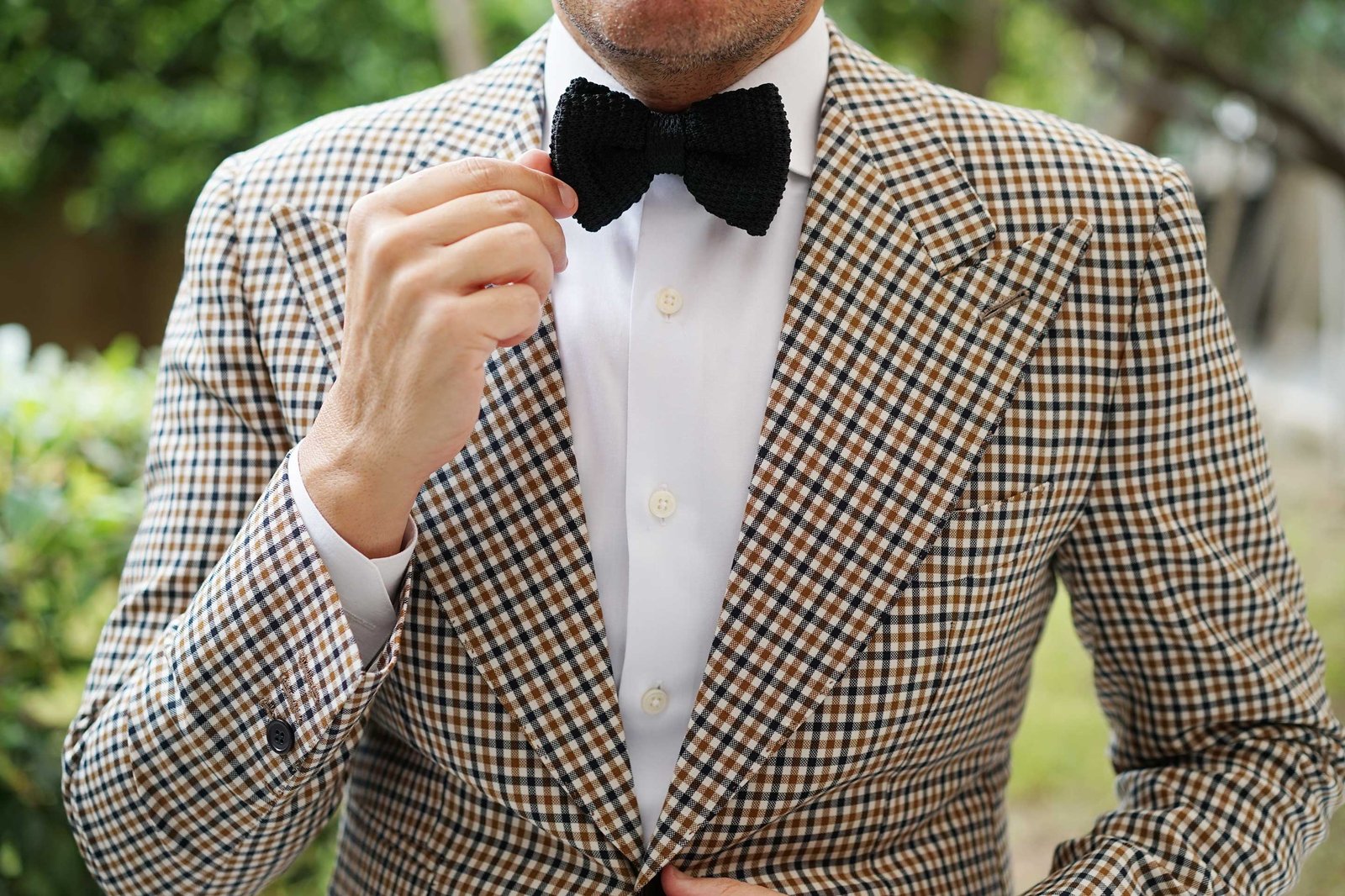 Otaa Black Knitted Bow tie photo 3