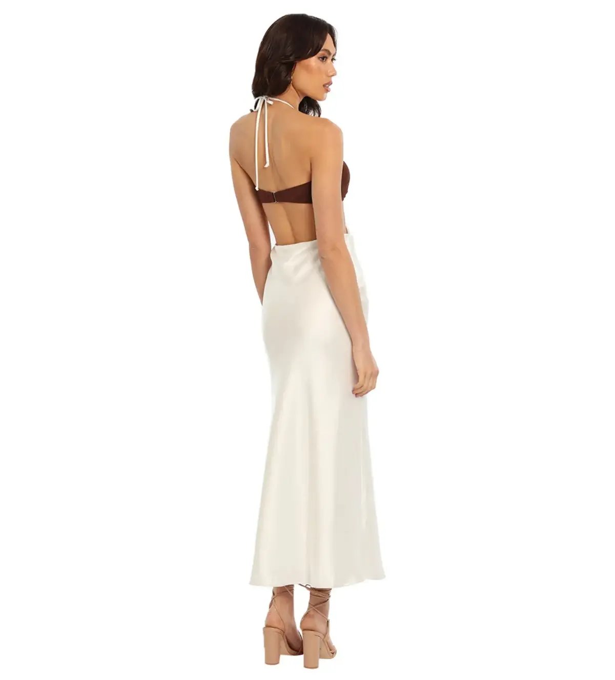 Bec And Bridge Nadia Cut Out Dress White Size 8 photo 3
