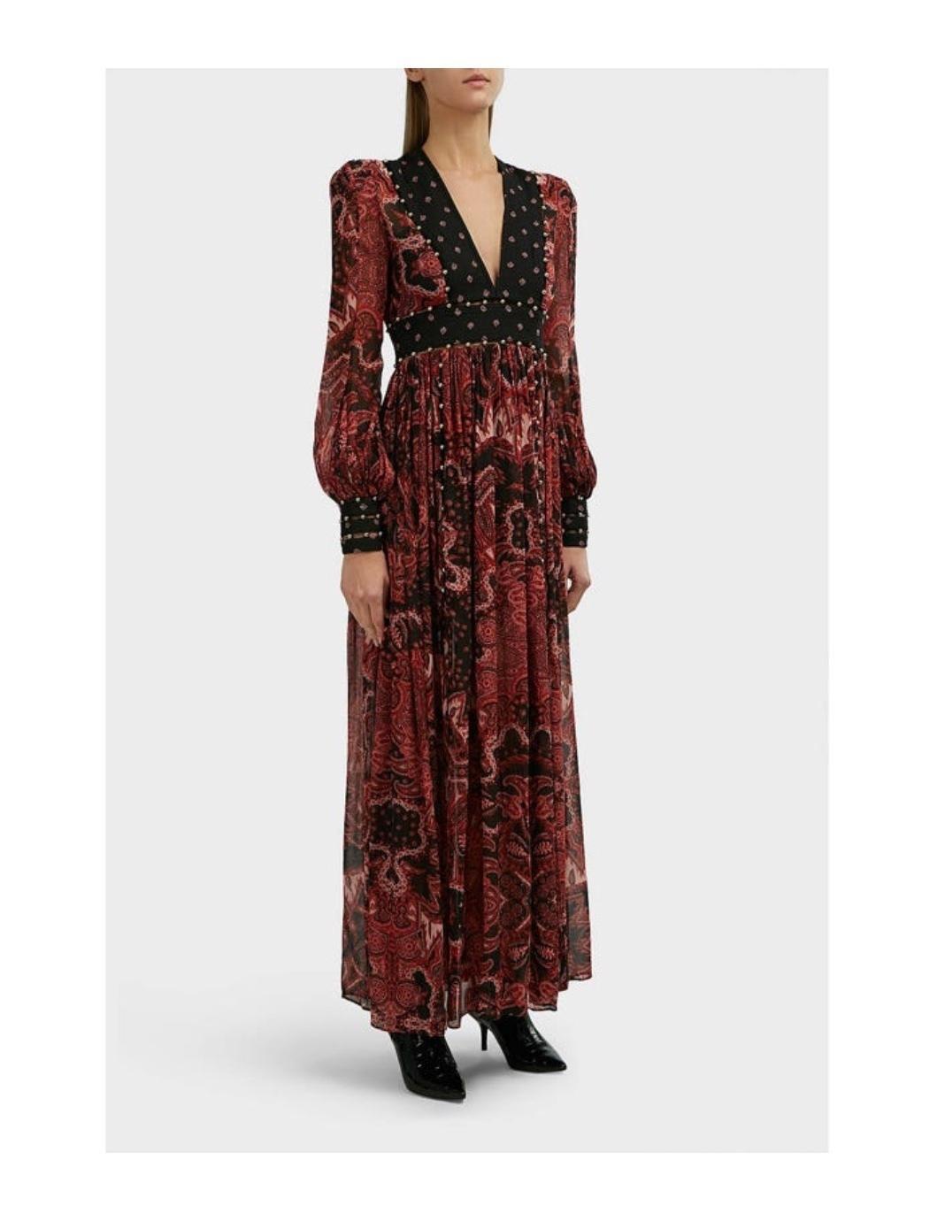 Thurley ‘Dina’ V Neck Crepe Maxi Dress - size 8 photo 3
