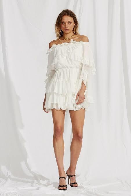 Maurie and Eve “oh honey dress” white- size S/8 photo 2