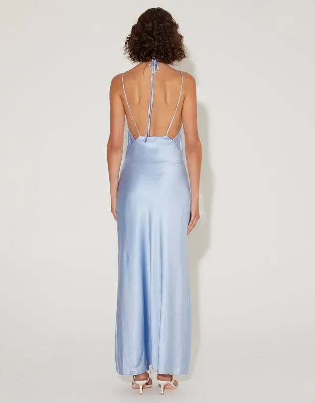 Hansen & Gretel Delphine Dress Cornflower Blue Size S/ AU 8 photo 3