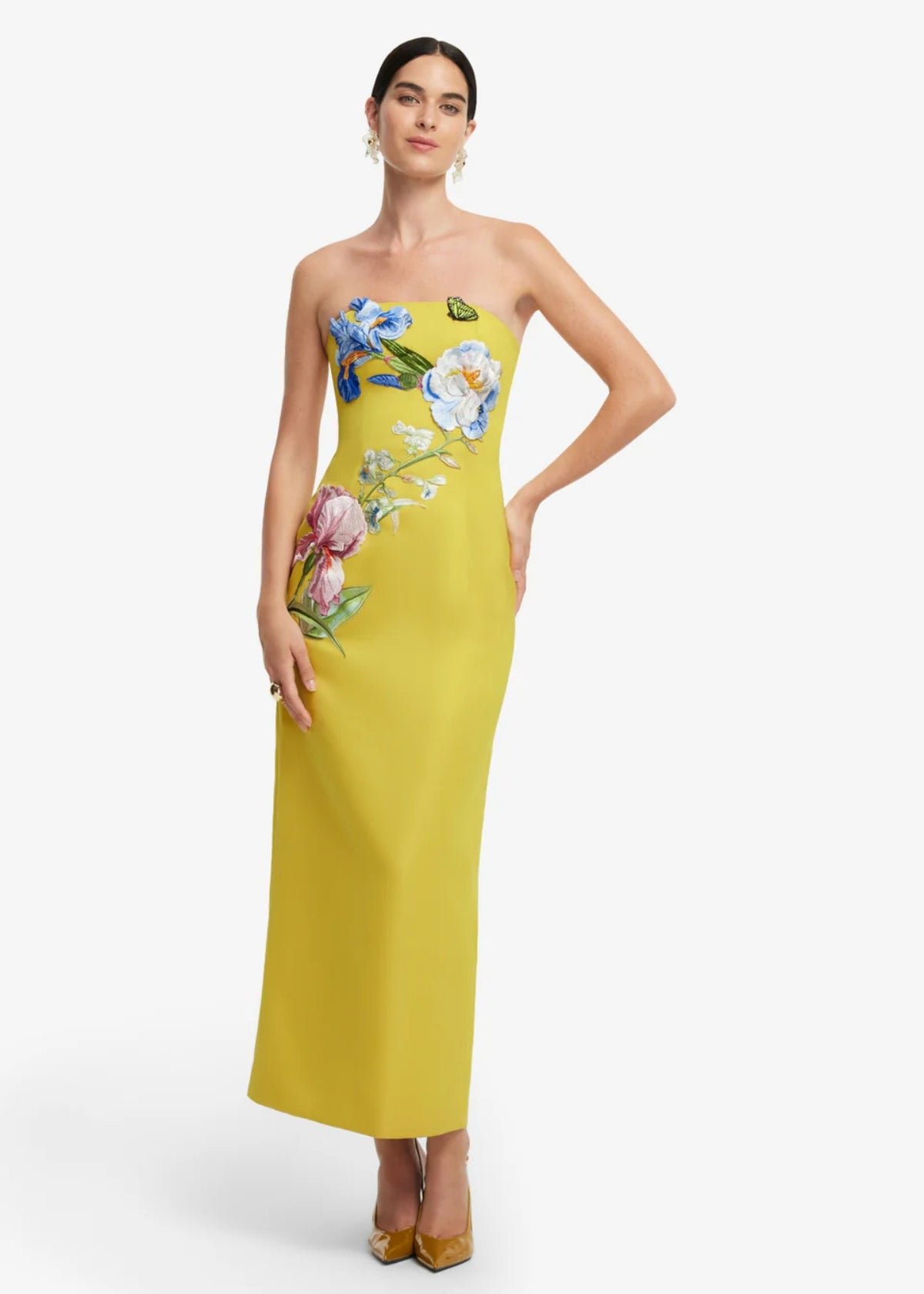 Rayna Floral Maxi in Mustard photo 3