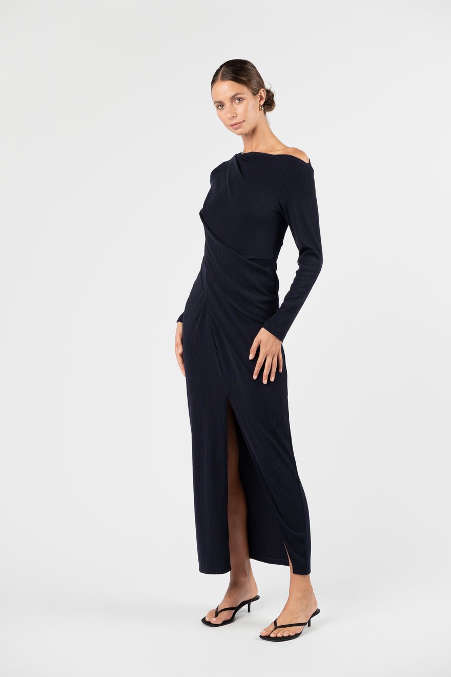 One Fell Swoop Kat Maxi Dress - Midnight photo 2