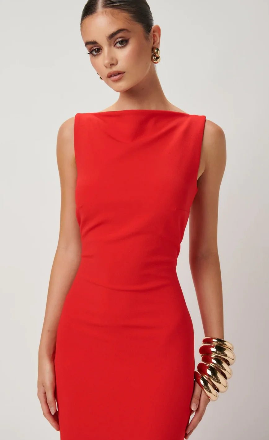 Effie Kats Verona Gown - Red photo 2