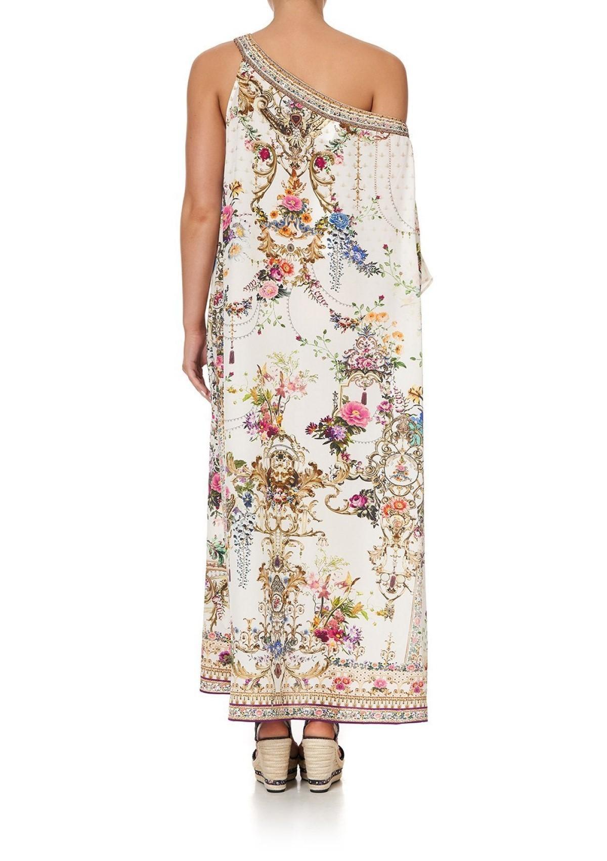 Camilla By The Meadow One Shoulder Kaftan with Neckband Dress Print Size 14 photo 4