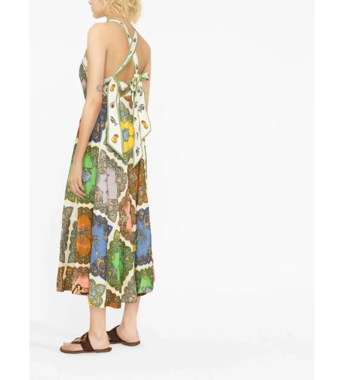 Alemais Trippy Troppo Halter Dress Multi Size 8 photo 2