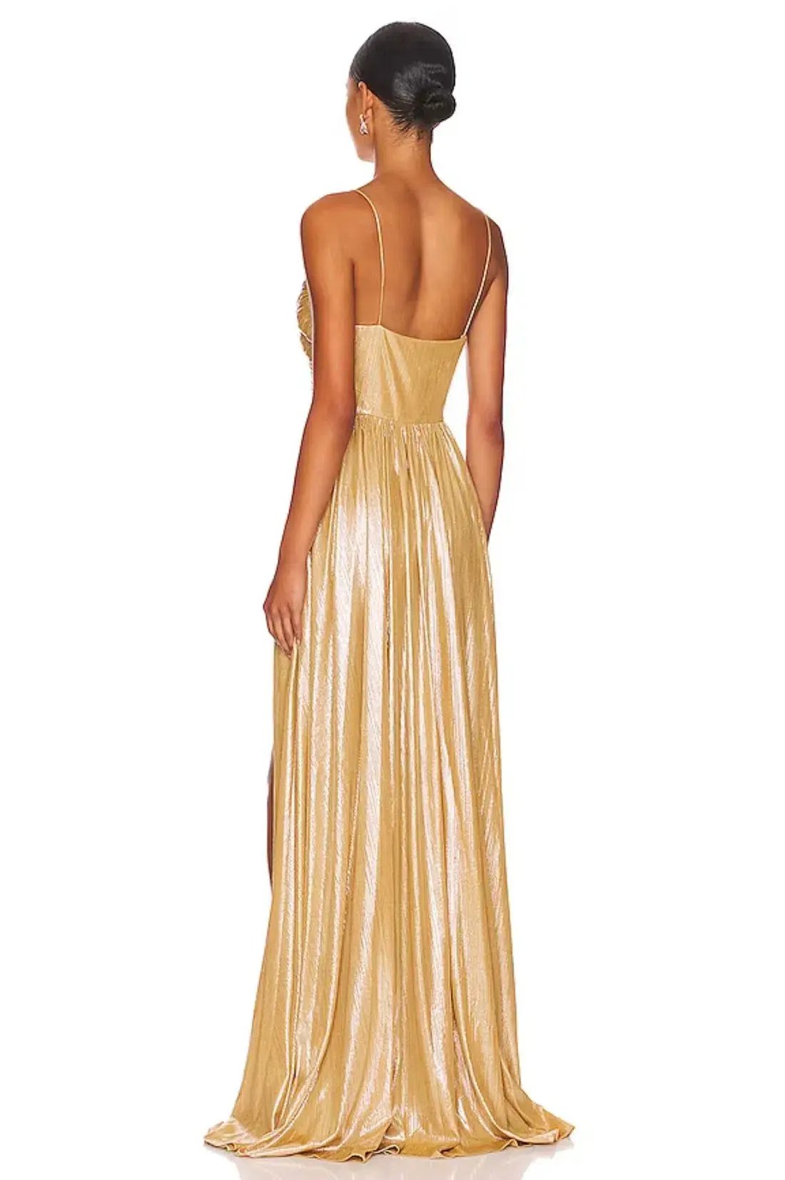 Retrofête  Doss Maxi Gown Gold Size 6 photo 3