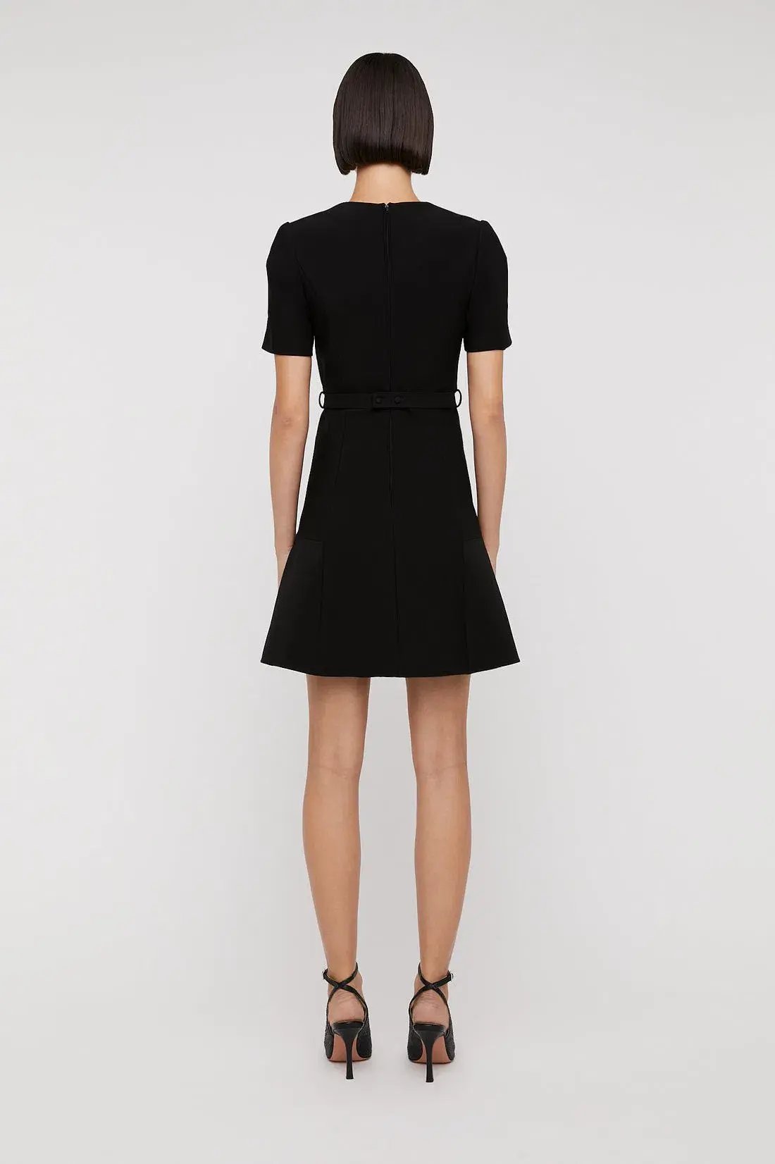 Scanlan Theodore Italian Milano Dress Black Size 12 photo 3