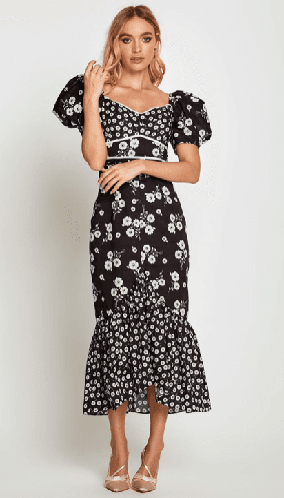 Alice McCall Izabella Midi Dress Floral Size 12 photo 3