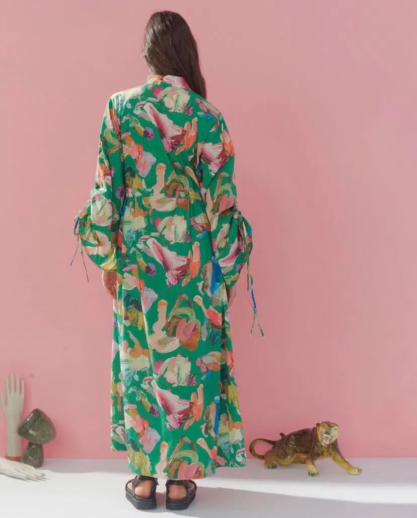 Alemais Arlo Shirt Dress Forrest Size 8 photo 3