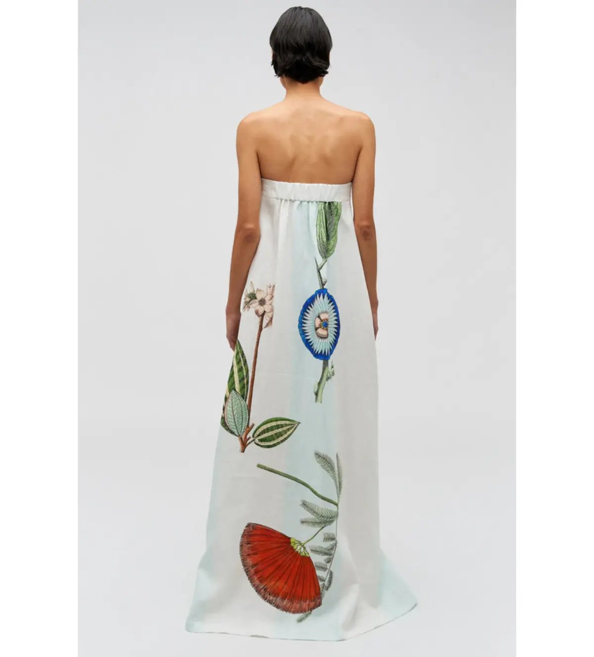 Oroton Grand Floral Gown Print Size 12 photo 2