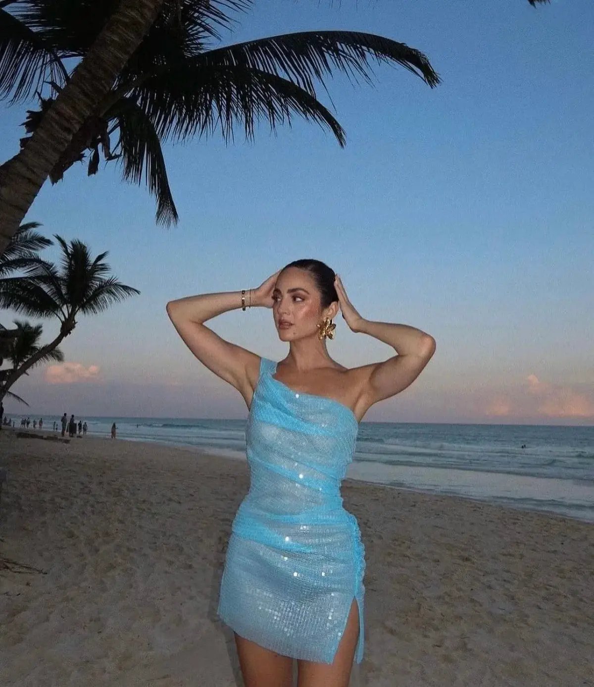 Cult Naked Blu Moon Mini Dress Blue Size M / AU 10 photo 5