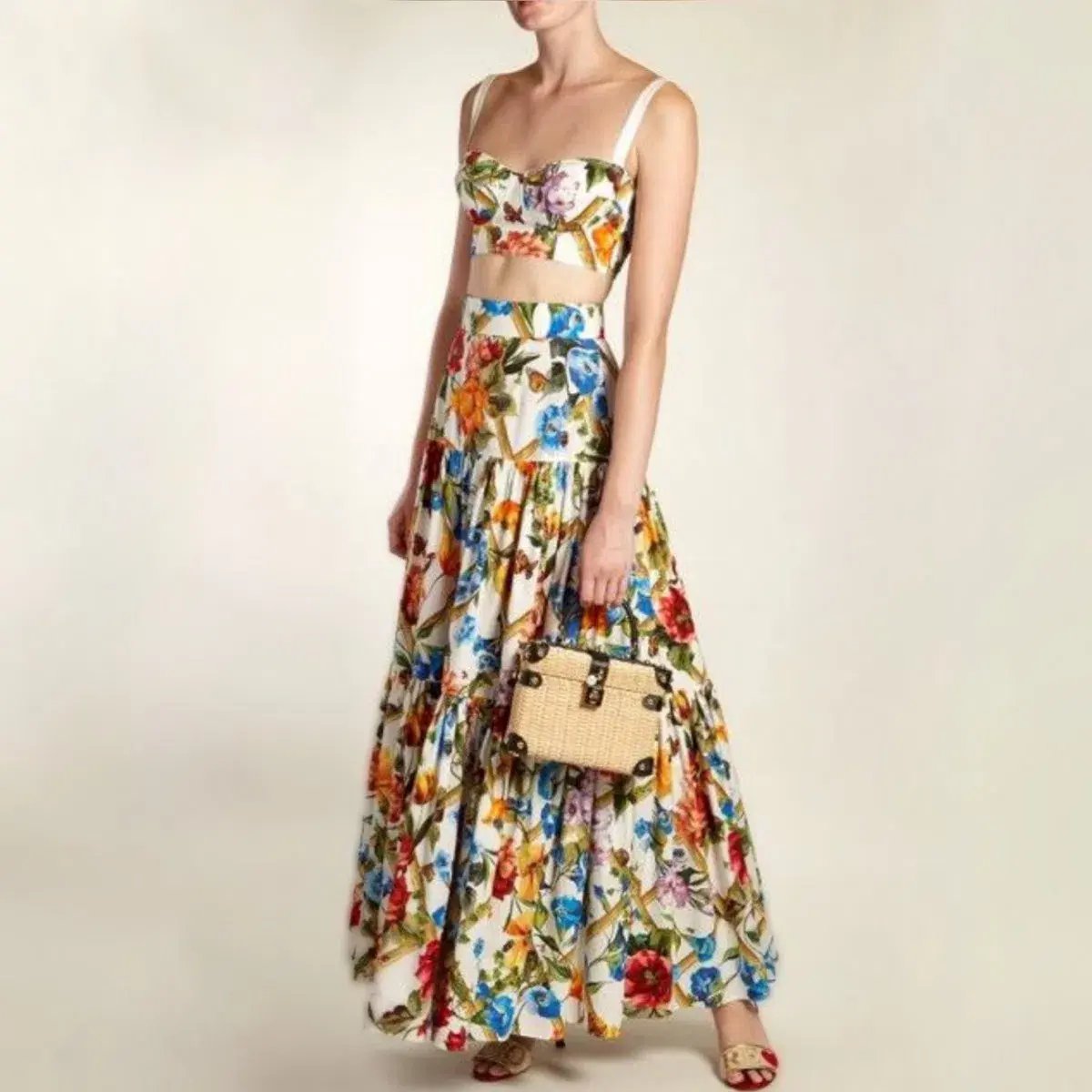 Dolce and Gabbana Bustier and Skirt Set Print Size 6 photo 6