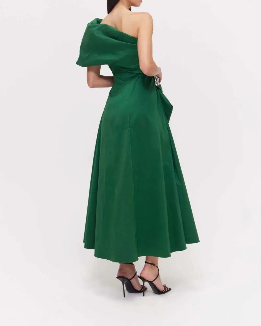 Rachel Gilbert Archer Dress in Green Size 10/M photo 3