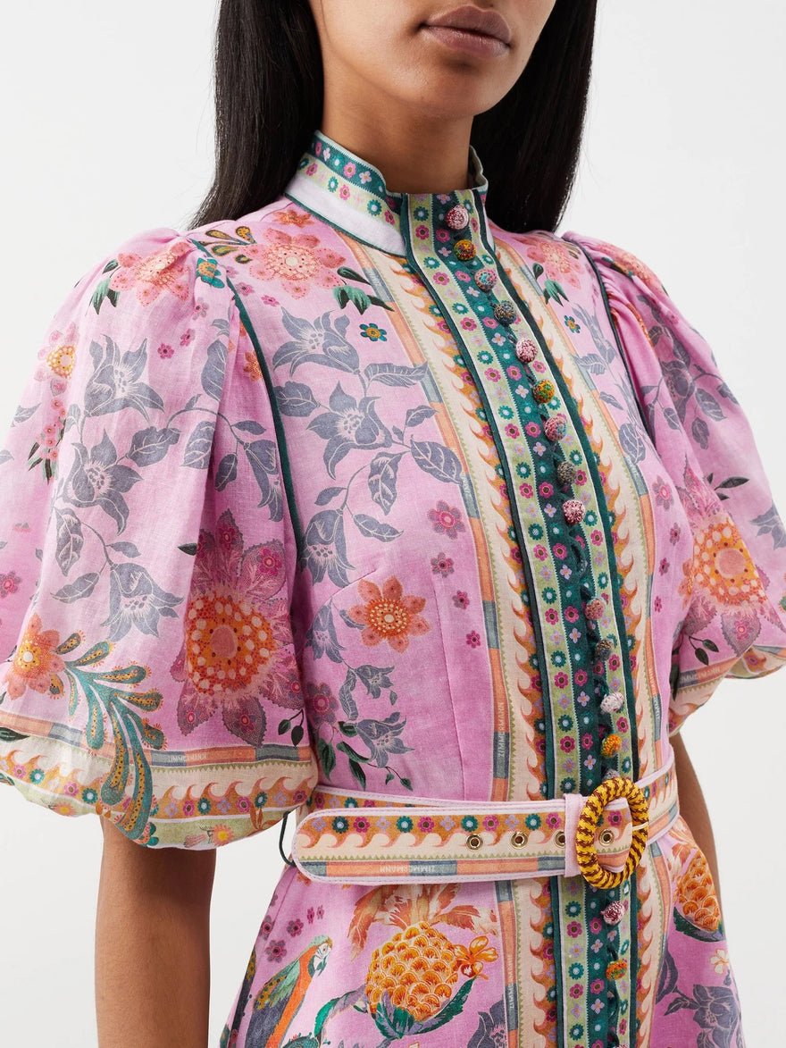 Zimmermann Ginger Buttoned Mini Dress photo 3