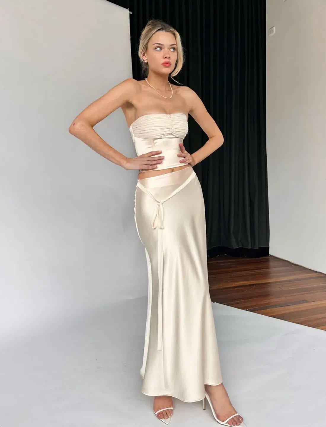 Arcina Ori Blair Bustier Beige Size S/Au 8 photo 2