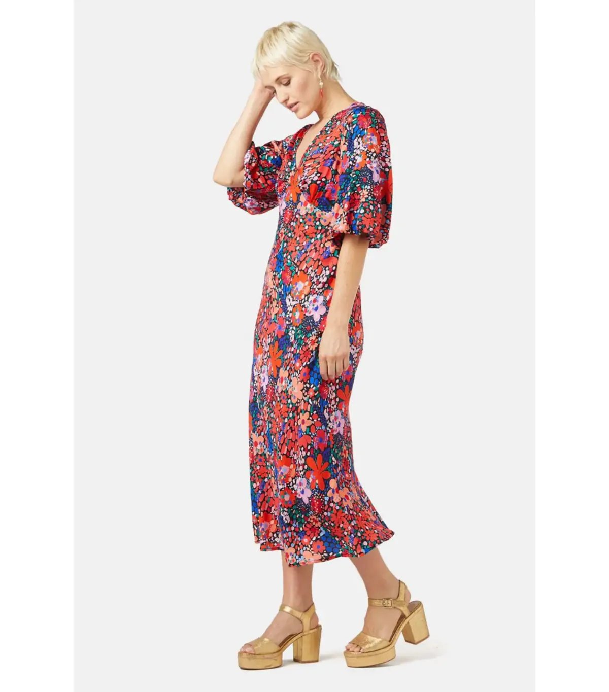 Gorman Petal Dance Party Dress Print Size AU 12 photo 3