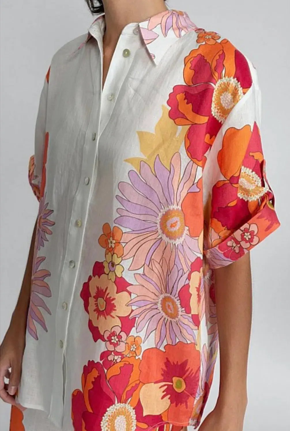Alemais Calista relaxed shirt & Circle Skirt Print Size 14 photo 5