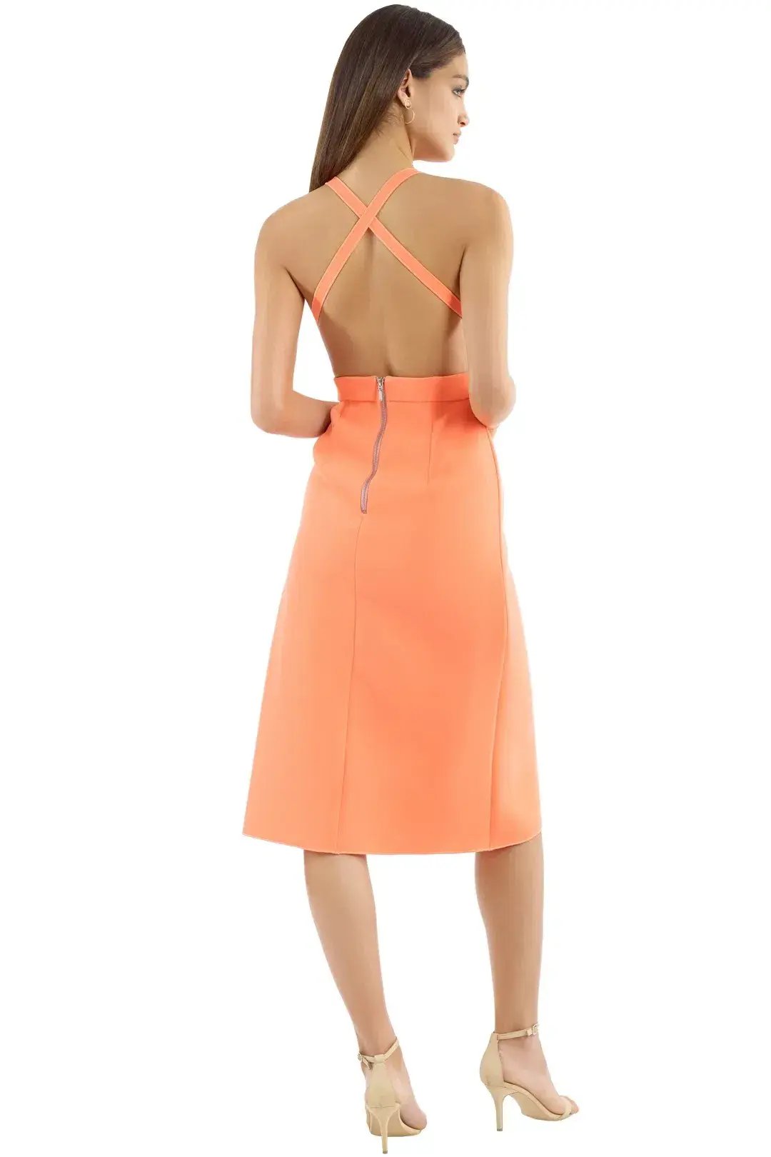 Yeojin Bae Lillian Dress in Neon Orange photo 3