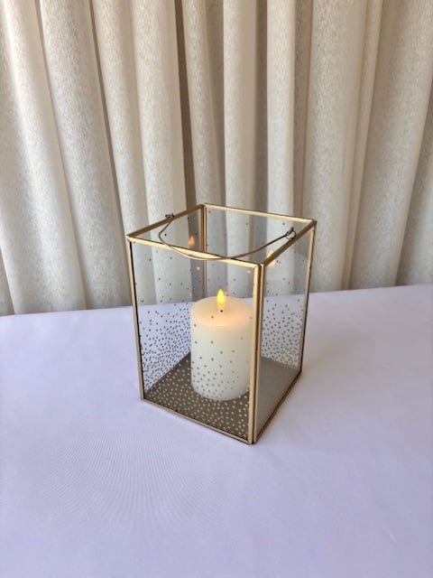 Gold Confetti Square Lanterns photo 2