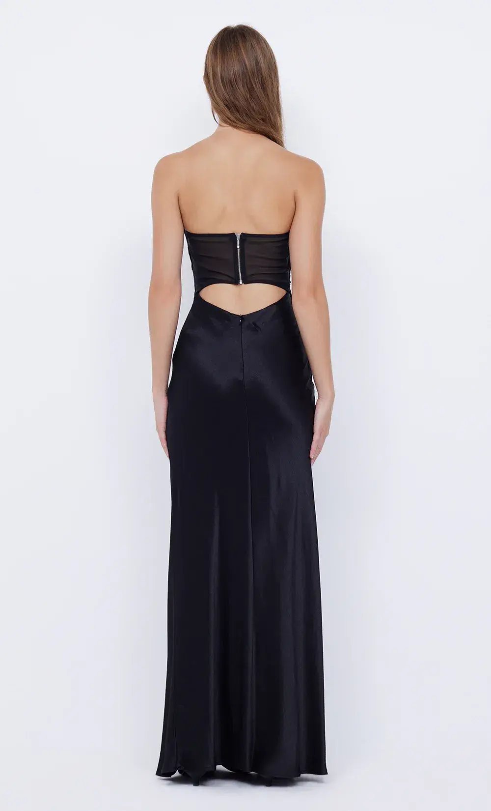 Bec & Bridge Halle Maxi Strapless Black Size AU 10 photo 3