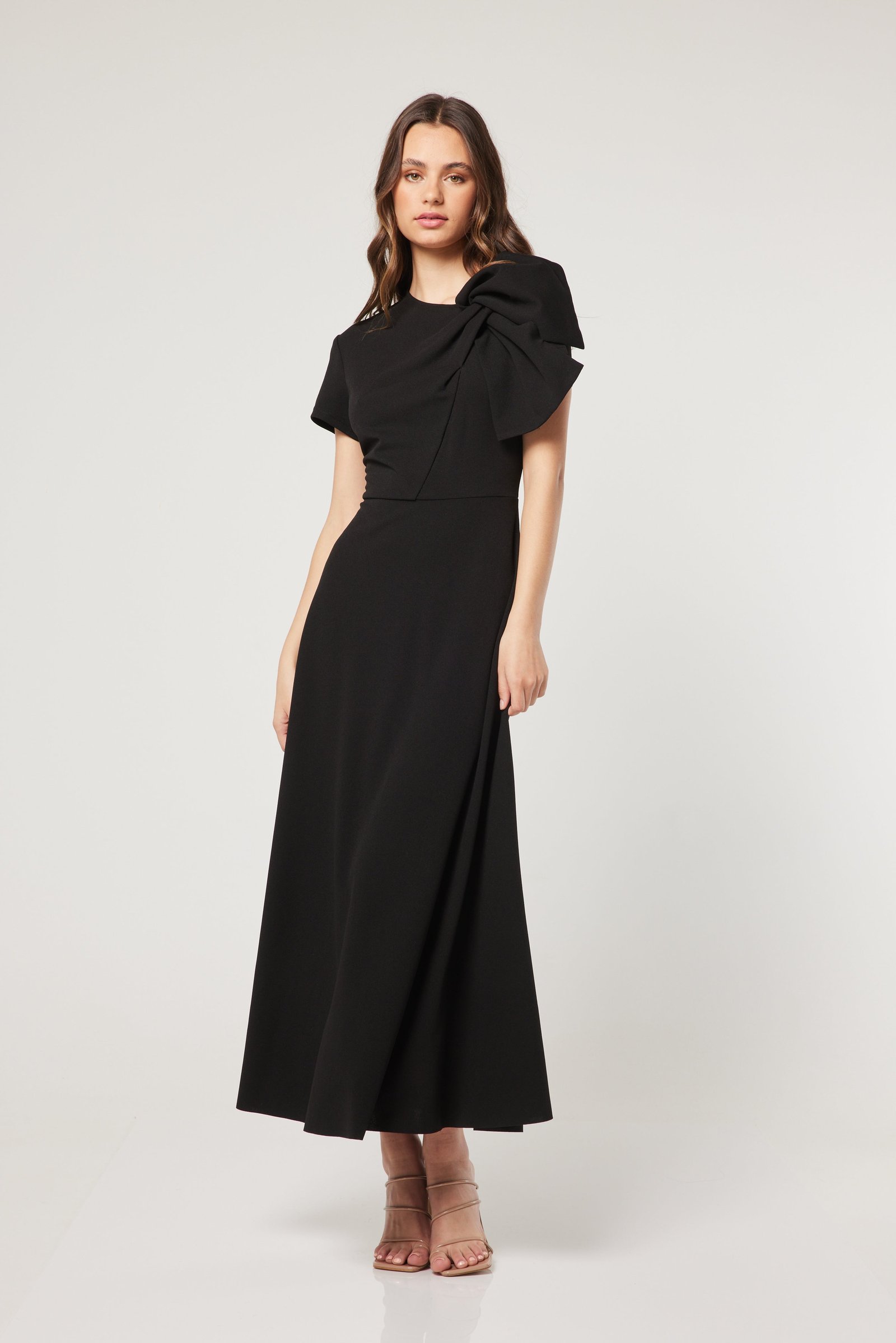 ELLIATT GALAXITE MAXI DRESS - BLACK photo 4