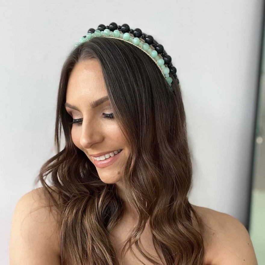 A'el Este Aria Headband - Green photo 2