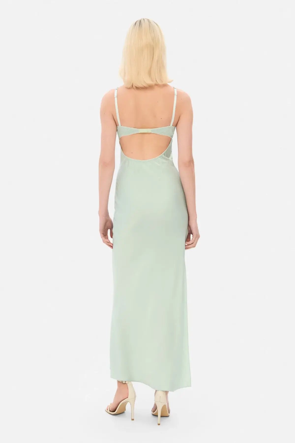 Anna October Georgina Maxi Dress Pale Green Size XS / AU 6 photo 2