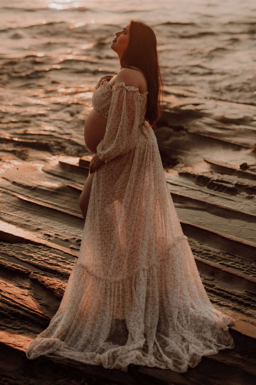 We Are Reclamation There Is Nothing Quite Like You Two Piece Floral Gown photo 2
